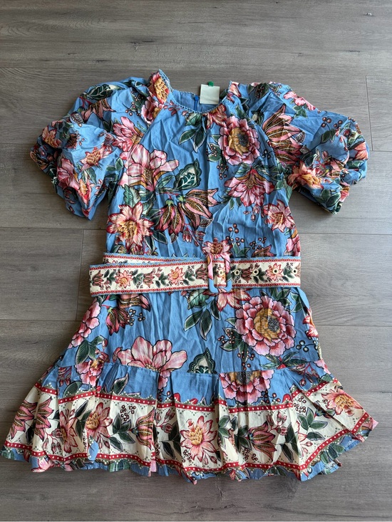 FARM Rio Dresses & Skirts - Farm Rio Wonderful Bouquet-print minidress - size medium